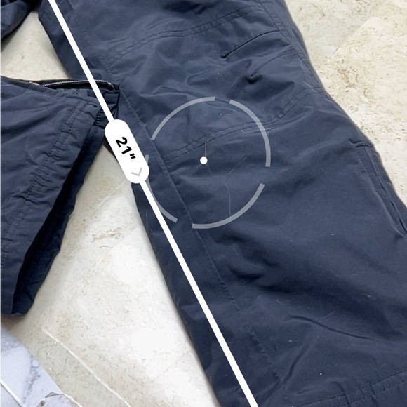 Kids LL bean black snow bib bed pants winter wear unisex size 8 waterproof - Picture 9 of 12